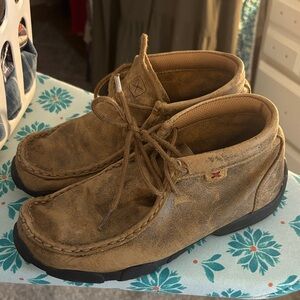 Ariat Kids Tan Leather Boots